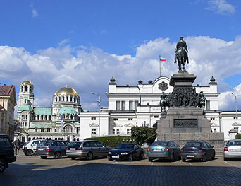 Sofia parliament square
